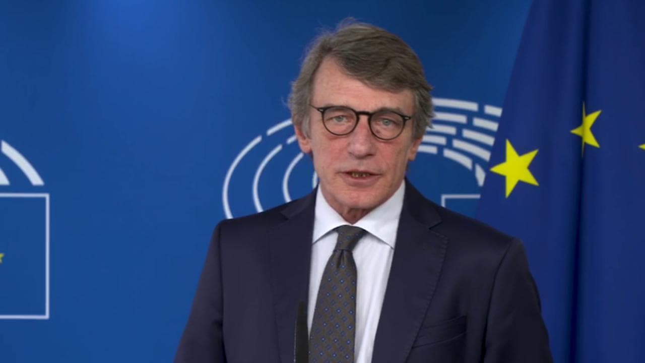 Coronavirus, Sassoli: "Solidarietà concreta da Parlamento Ue: mille pasti al giorno per i bisognosi"