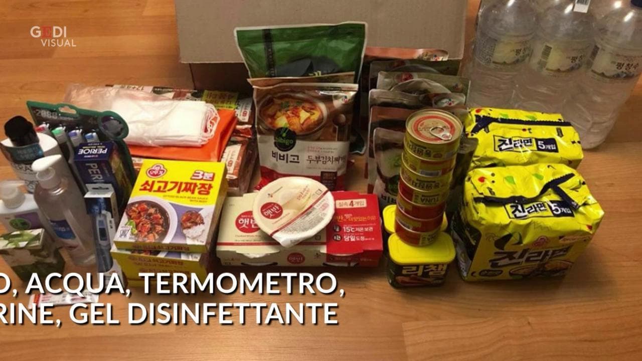 Coronavirus, in Corea del Sud un kit di sopravvivenza per i cittadini in quarantena