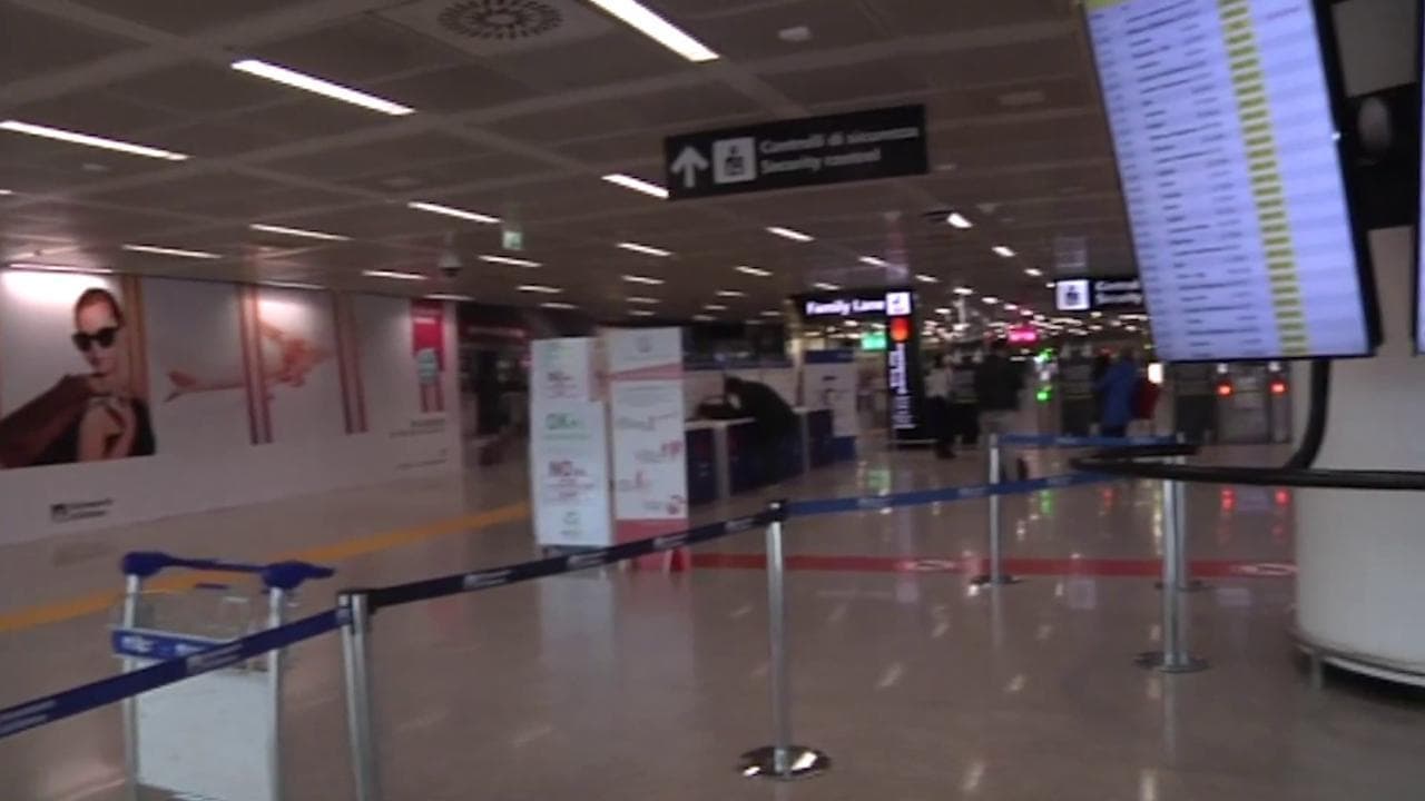 Coronavirus, così funziona l'aeroporto di Roma nei giorni dell'emergenza sanitaria