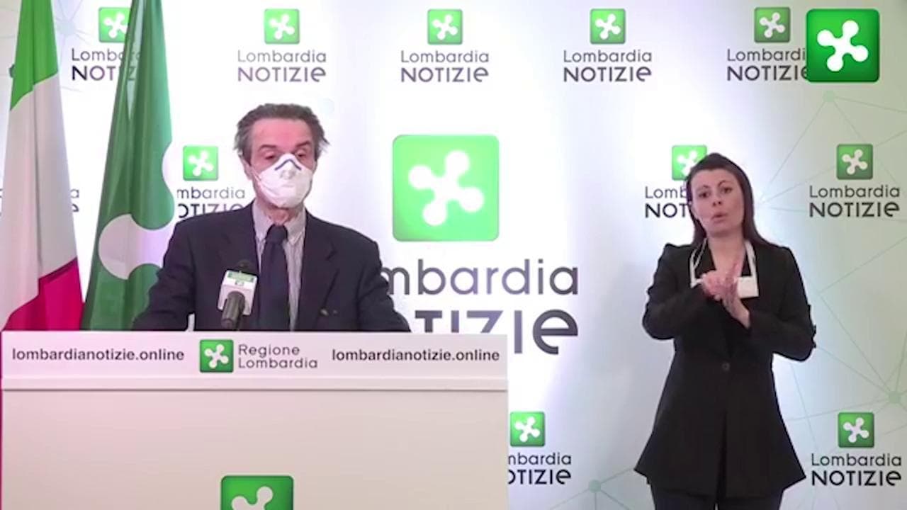 Coronavirus, Fontana: "Non c'è più incremento. Circolare bambini? In Lombardia non cambia niente"