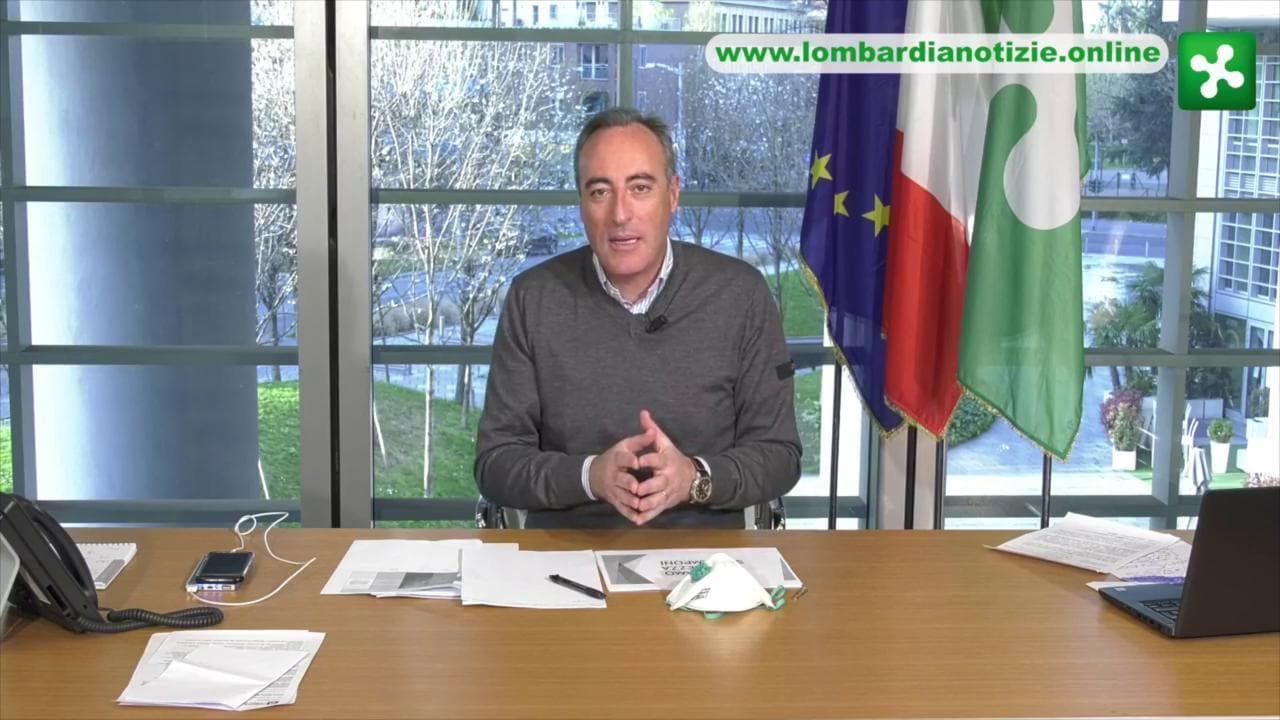 Coronavirus, Gallera (Regione Lombardia): "No tamponi a tutti, ma cure a tappeto"