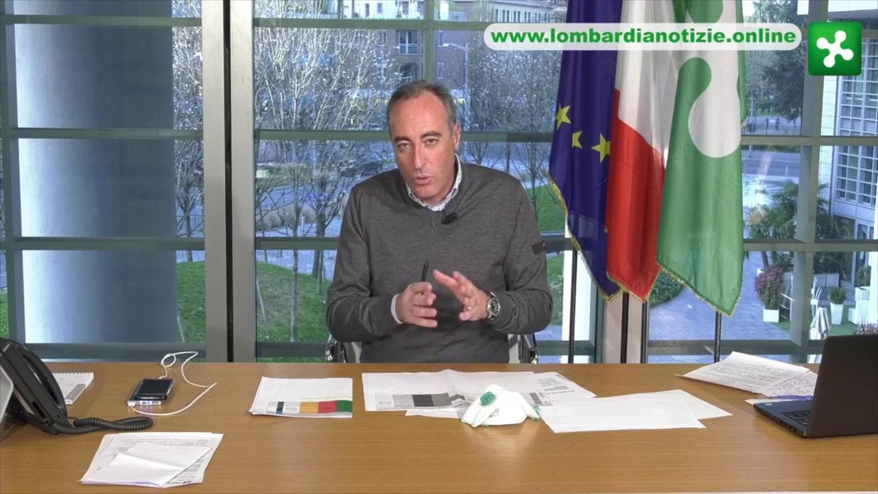 Coronavirus, Gallera: "In Lombardia diminuiscono contagi e accessi al pronto soccorso"