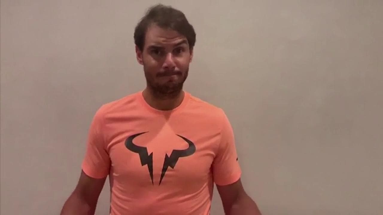 Coronavirus, il messaggio di Rafa Nadal agli spagnoli: "Ci lasceremo alle spalle questo bruttissimo momento"