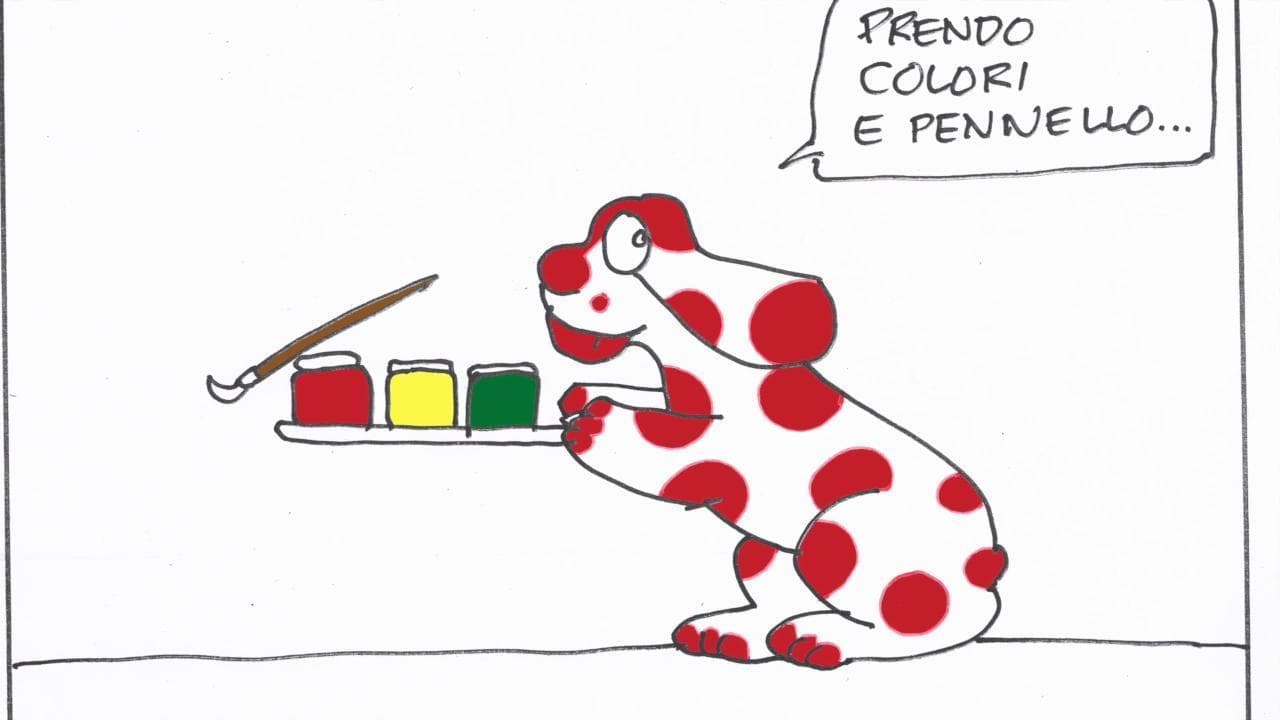 Coronavirus, anche la Pimpa resta a casa: il video di Altan per il Maxxi