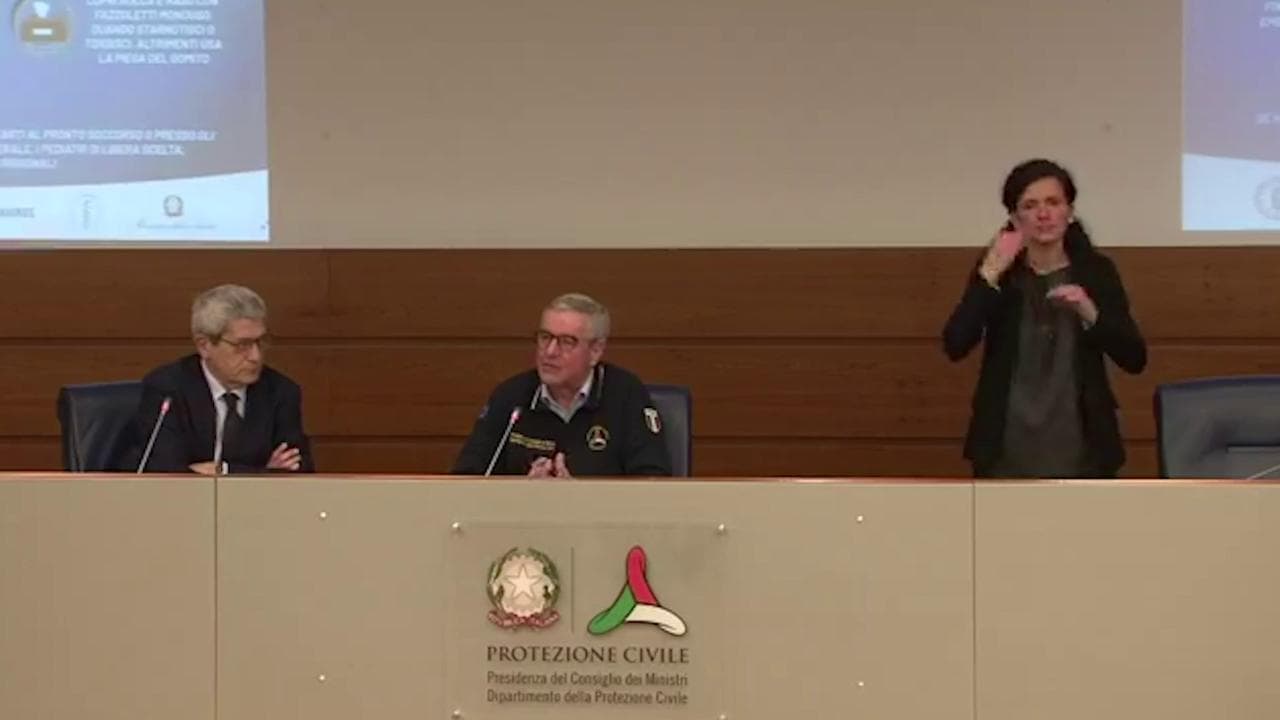Coronavirus, Borrelli (Protezione Civile): "Contagi frutto di circolazione pre-Dpcm. Sul picco nessuna certezza"