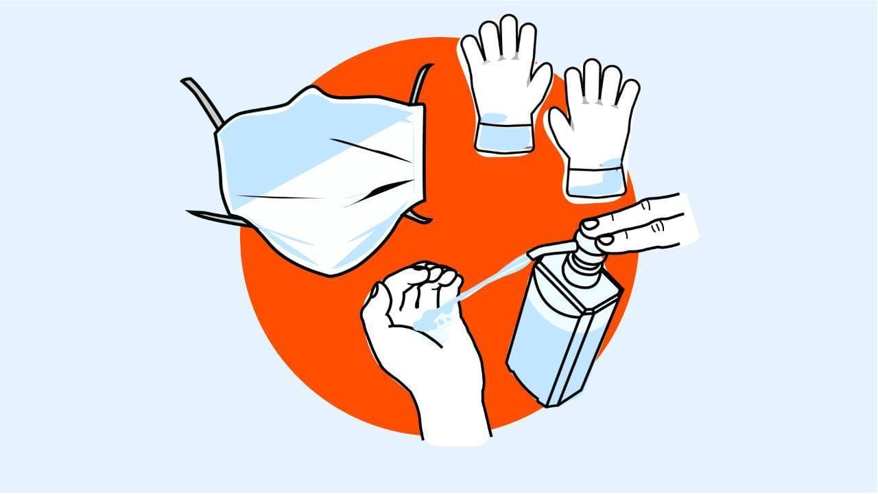 Le regole per l'uso di mascherine, guanti e disinfettanti in gel - Videoscheda