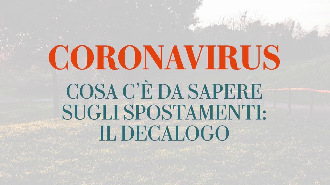 Coronavirus, le regole degli spostamenti: cosa si può fare e cosa è vietato