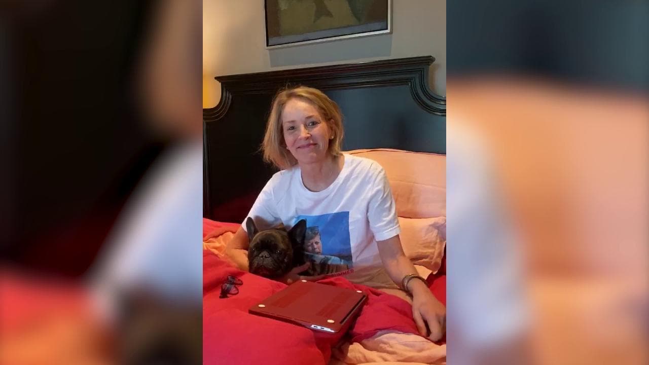 Coronavirus, Sharon Stone: "Italiani vi mando il mio affetto, lavoriamo da casa e restiamo positivi"
