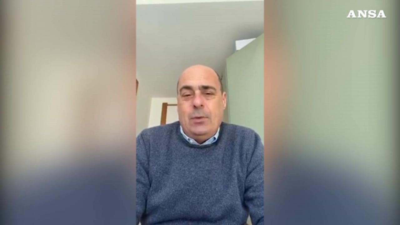 Coronavirus, Zingaretti dalla quarantena: "Bene i provvedimenti del governo, rispettiamo le regole"