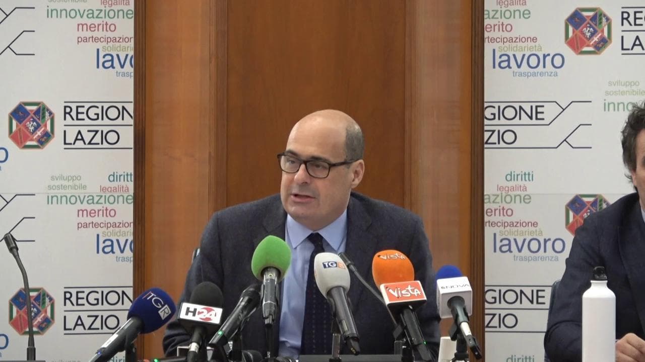 Coronavirus, Zingaretti: "Aumento dei casi nel Lazio per colpa di una festa che non andava fatta"