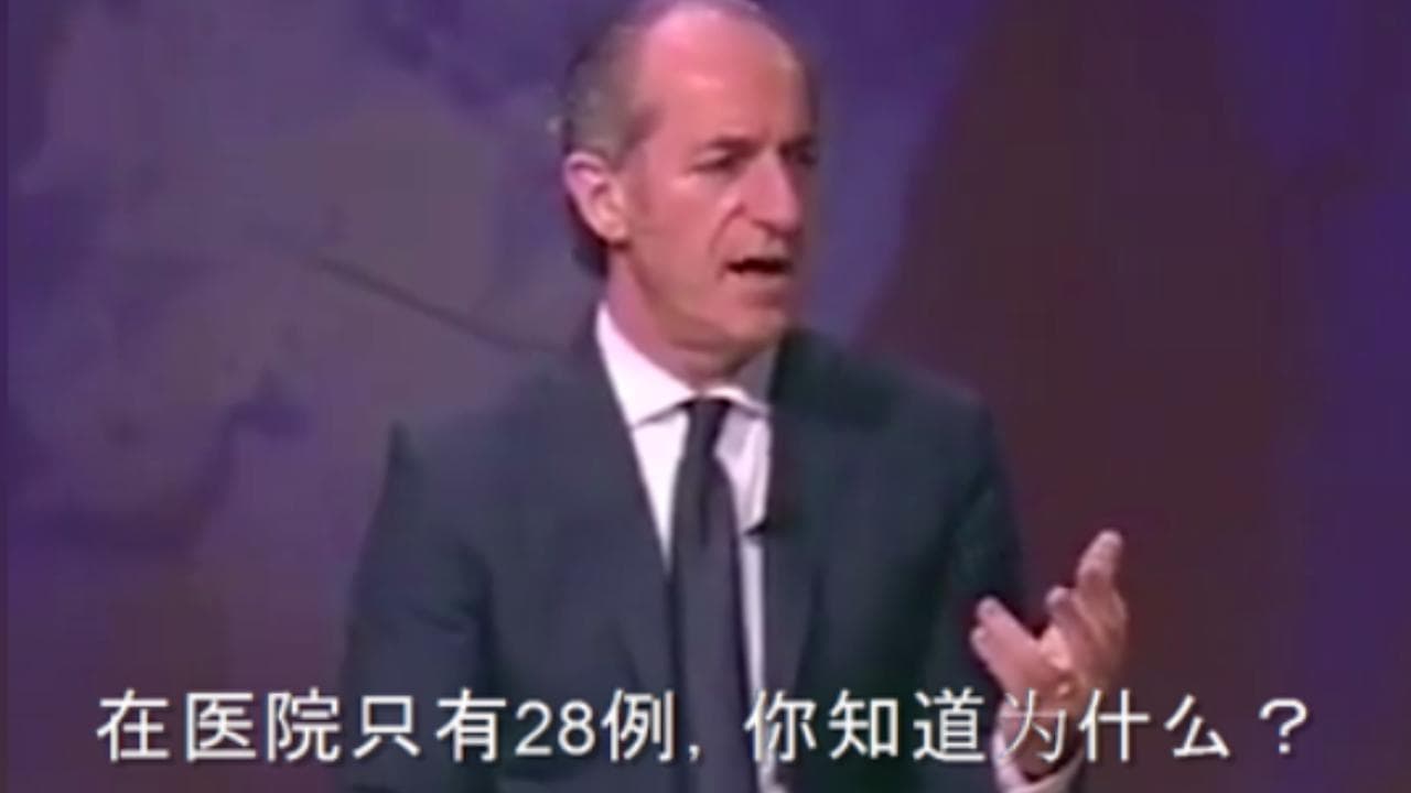 Luca Zaia (president of Veneto Region): "We have all seen the Chinese eat live mice"