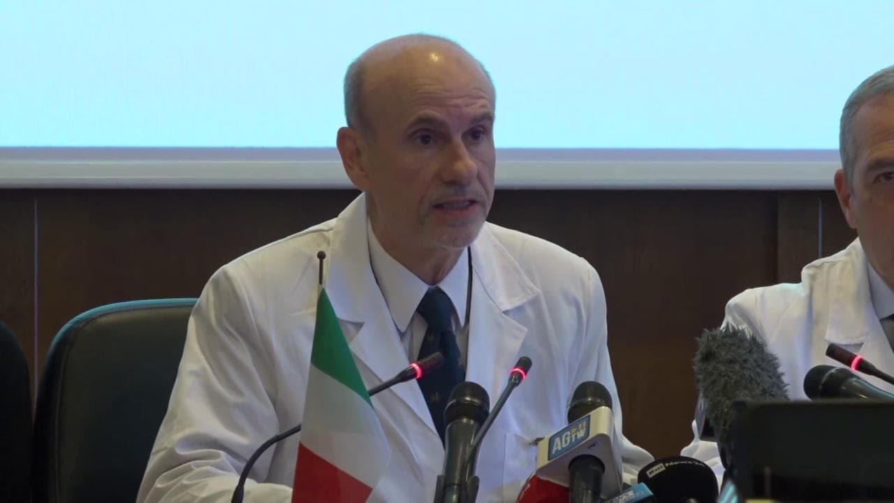 Coronavirus, Spallanzani: "Paziente italiano in buone condizioni, stabili i coniugi cinesi"