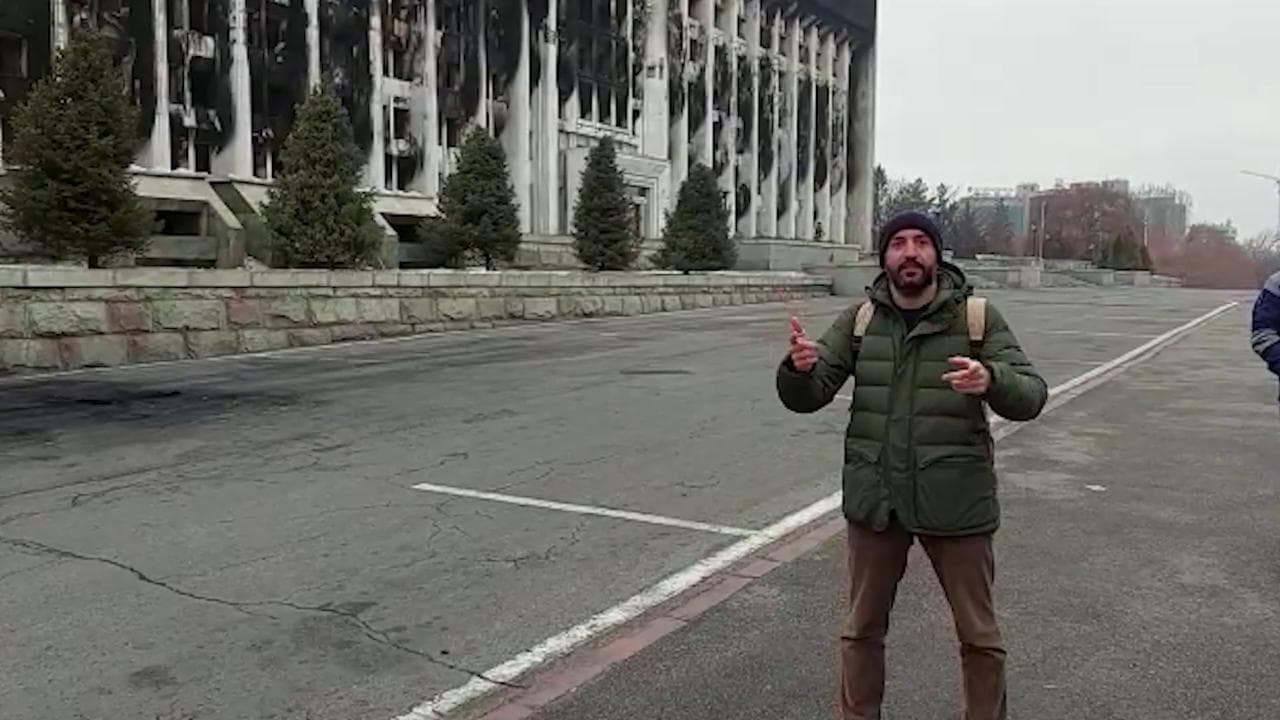 In Kazakistan tra i palazzi bruciati di Almaty, cuore della rivolta