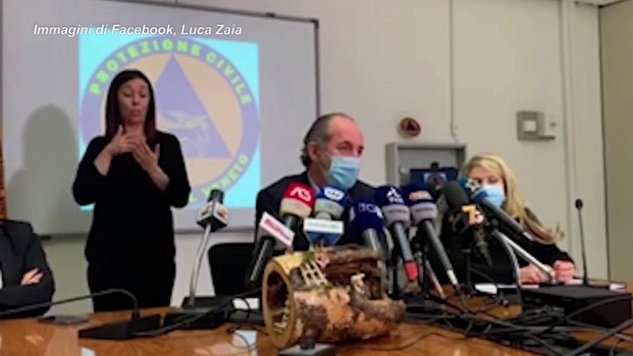 Covid, Zaia: "In Veneto stop a spostamenti tra comuni dopo le 14 dal 19 dicembre al 6 gennaio 2021"