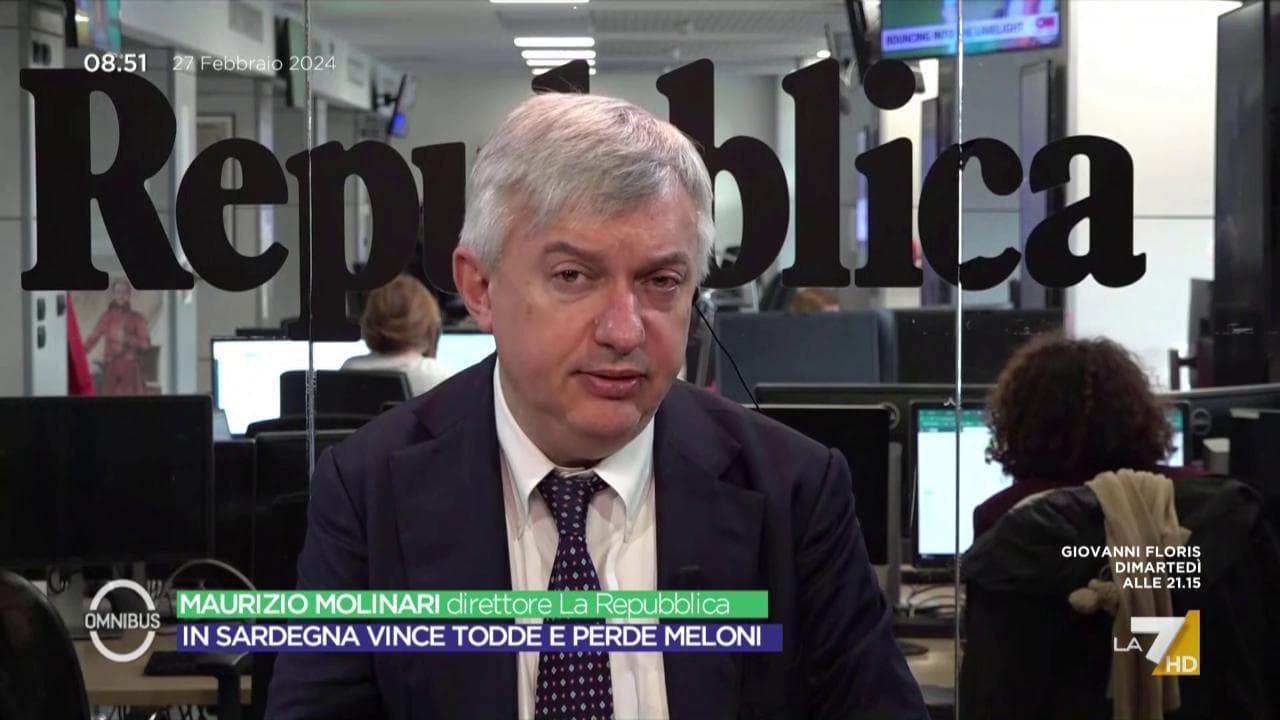 Maurizio Molinari: "Meloni affronta il momento più difficile dall'inizio del governo"