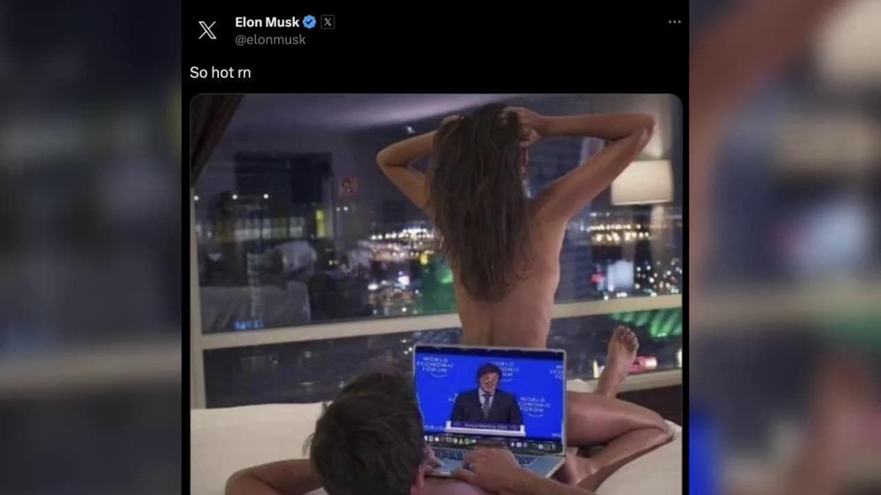 Elon Musk esagera, pubblica una foto di sesso su X ma gli utenti lo deridono