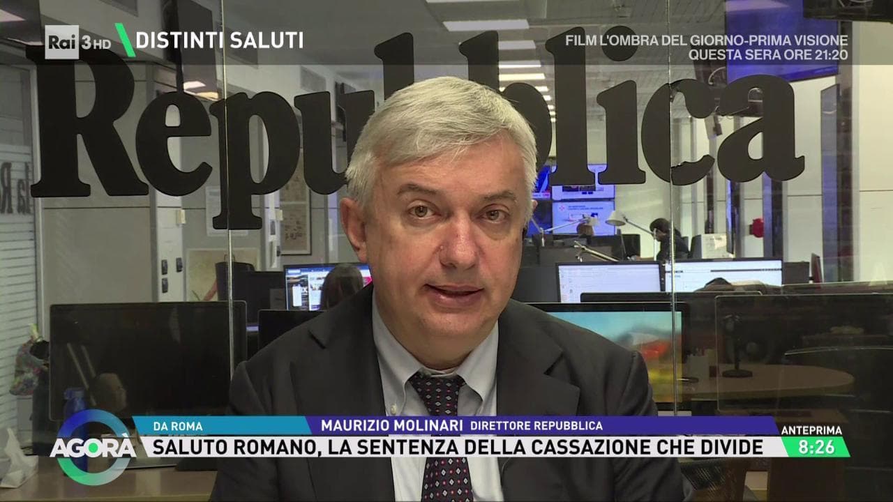 Maurizio Molinari: "La sentenza della Cassazione rischia di moltiplicare gesti e simbologia di memoria fascista"