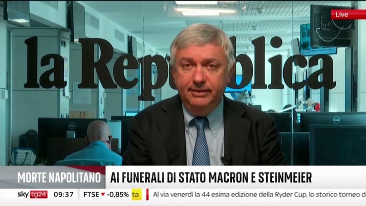 Maurizio Molinari: "L'esempio di Giorgio Napolitano nella costruzione di una democrazia europea"