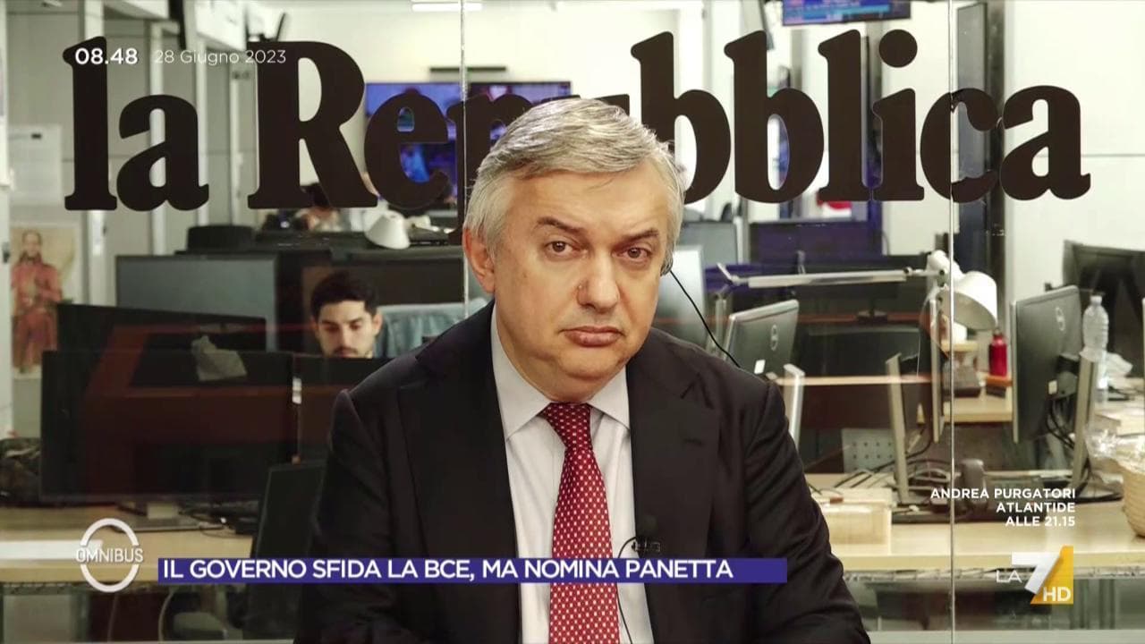 Maurizio Molinari: "La nomina di Panetta a Bankitalia stride con la posizione di Meloni sul Mes"