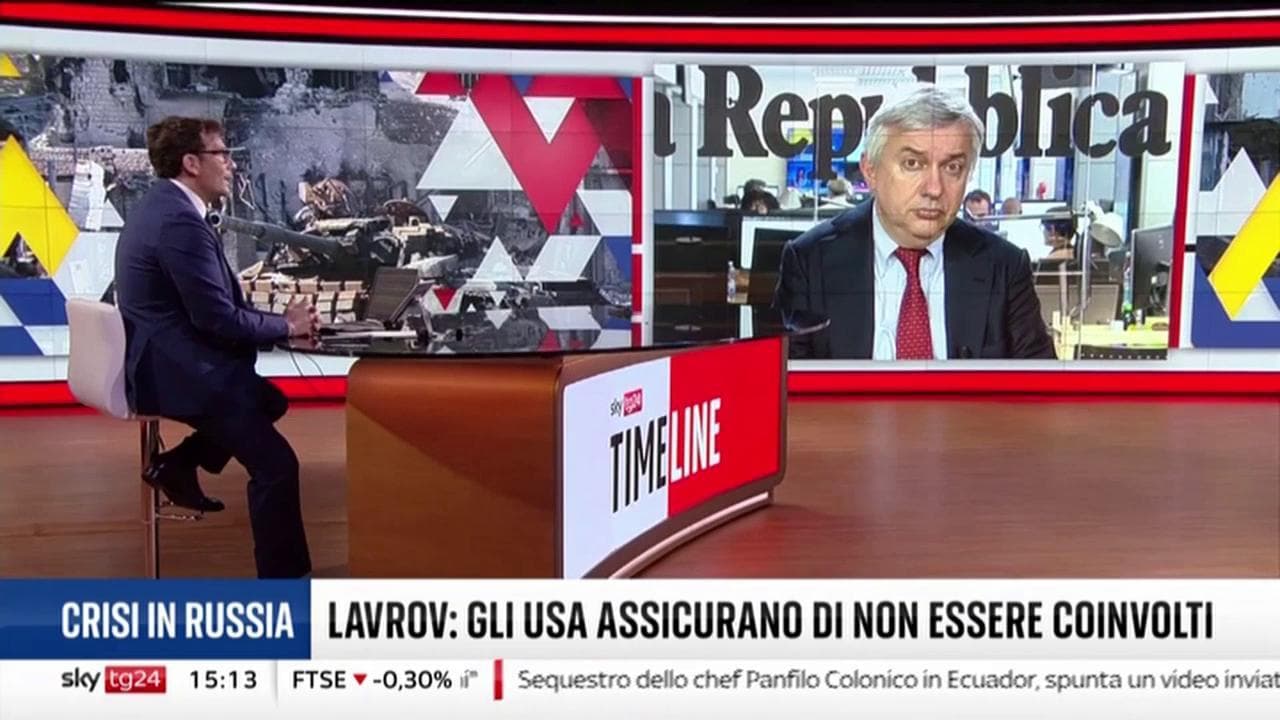 Maurizio Molinari: "Tra Prigozhin e Putin non c'è alcun accordo ma solo una debole tregua"