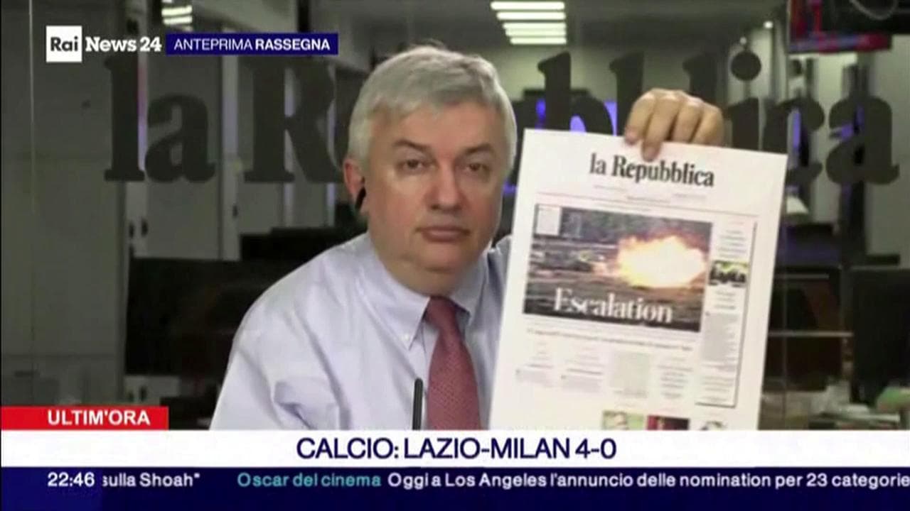 Maurizio Molinari: "Escalation militare in Ucraina con l'arrivo dei tank su entrambi i fronti"