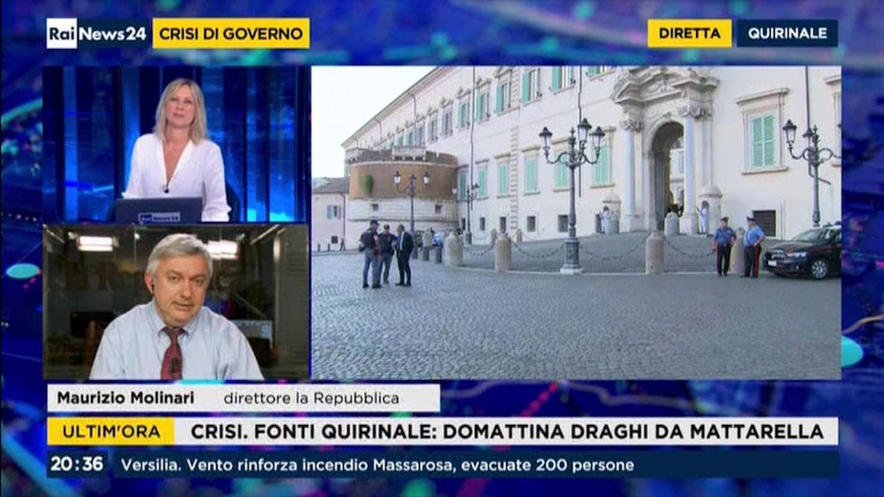 Molinari: "Draghi tradito da 5Stelle, Lega e Forza Italia"