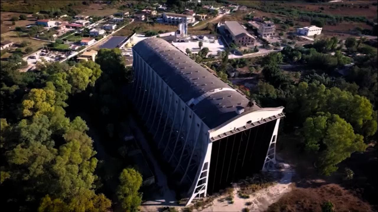 L'unico hangar dove osavano i dirigibili