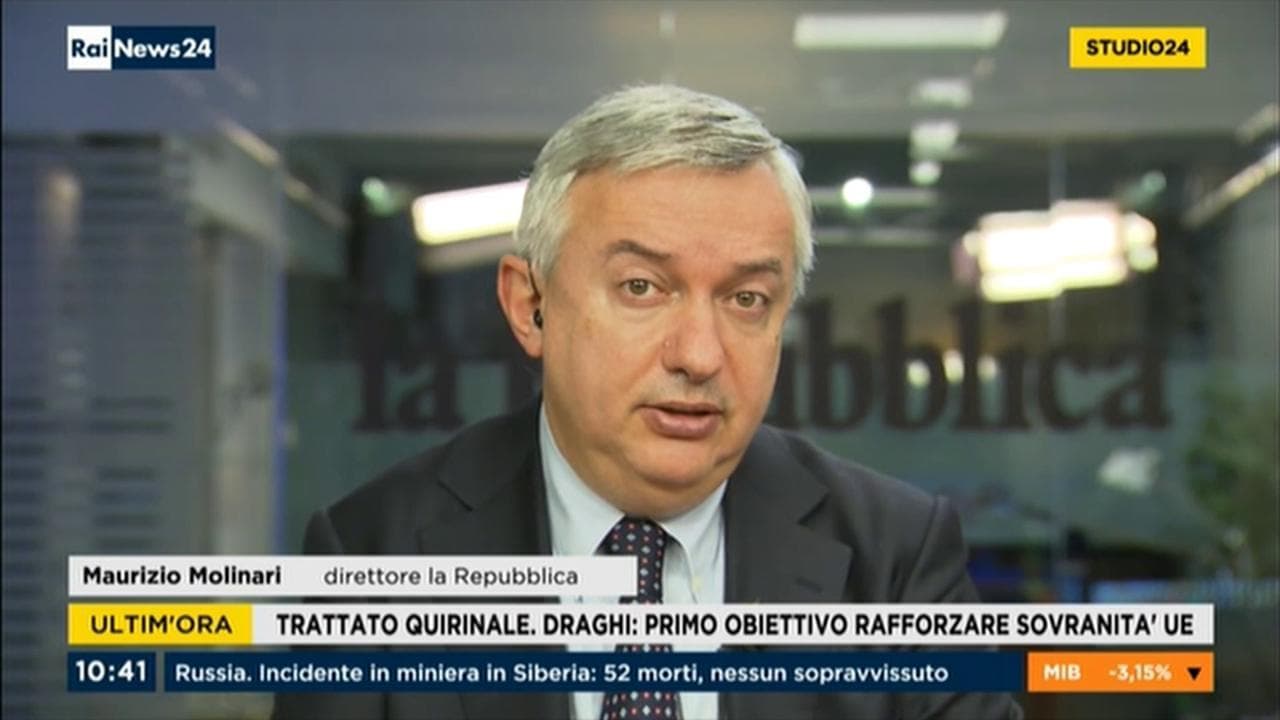 Trattato del Quirinale, Molinari: "L'accordo fra Italia e Francia spinge l'Europa ad affrontare l'agenda del XXI secolo"