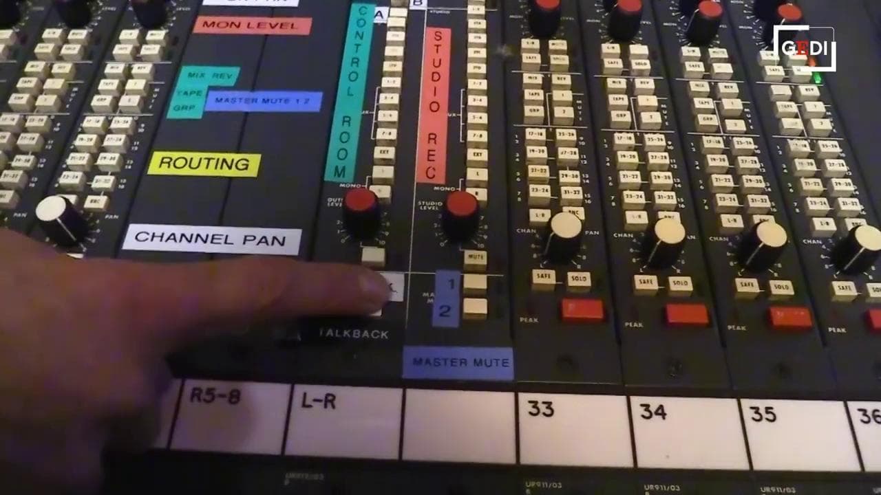 Nello studio vintage dove si suona in analogico