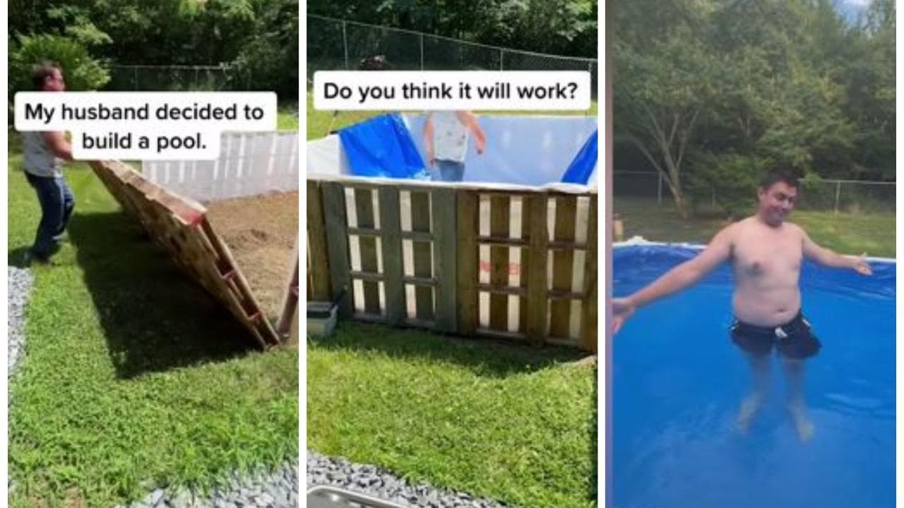 Usa, costruisce una piscina in giardino in dodici ore: i video fanno 56 milioni di visualizzazioni