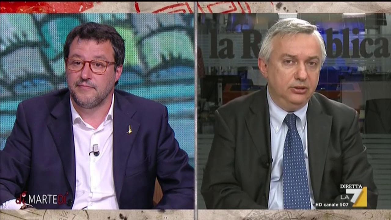 Molinari a "DiMartedì". La domanda su Zaia fa saltare i nervi a Salvini