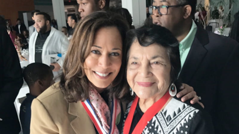 Kamala Harris incassa anche il sostegno della sindacalista-icona Dolores Huerta