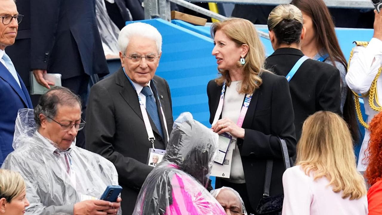 Il Presidente della Repubblica, Sergio Mattarella, è arrivato al Trocadero