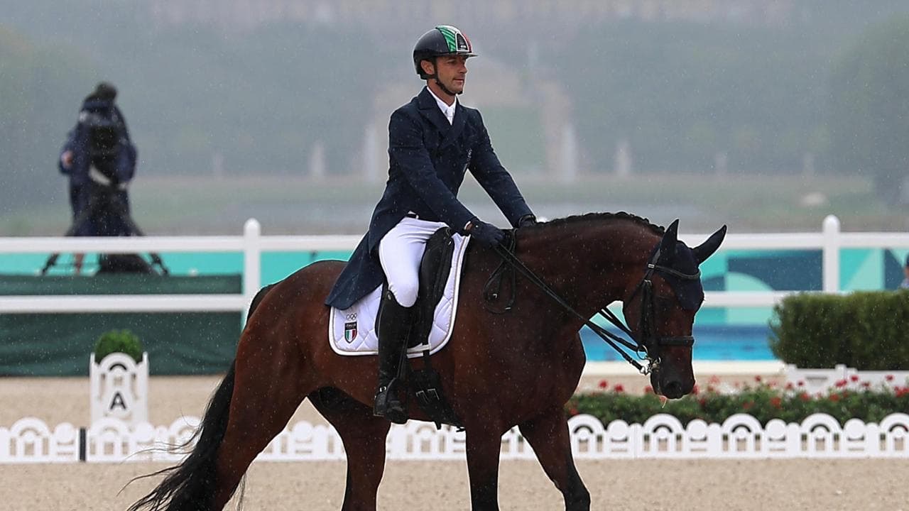 Emiliano Portale con il cavallo Future