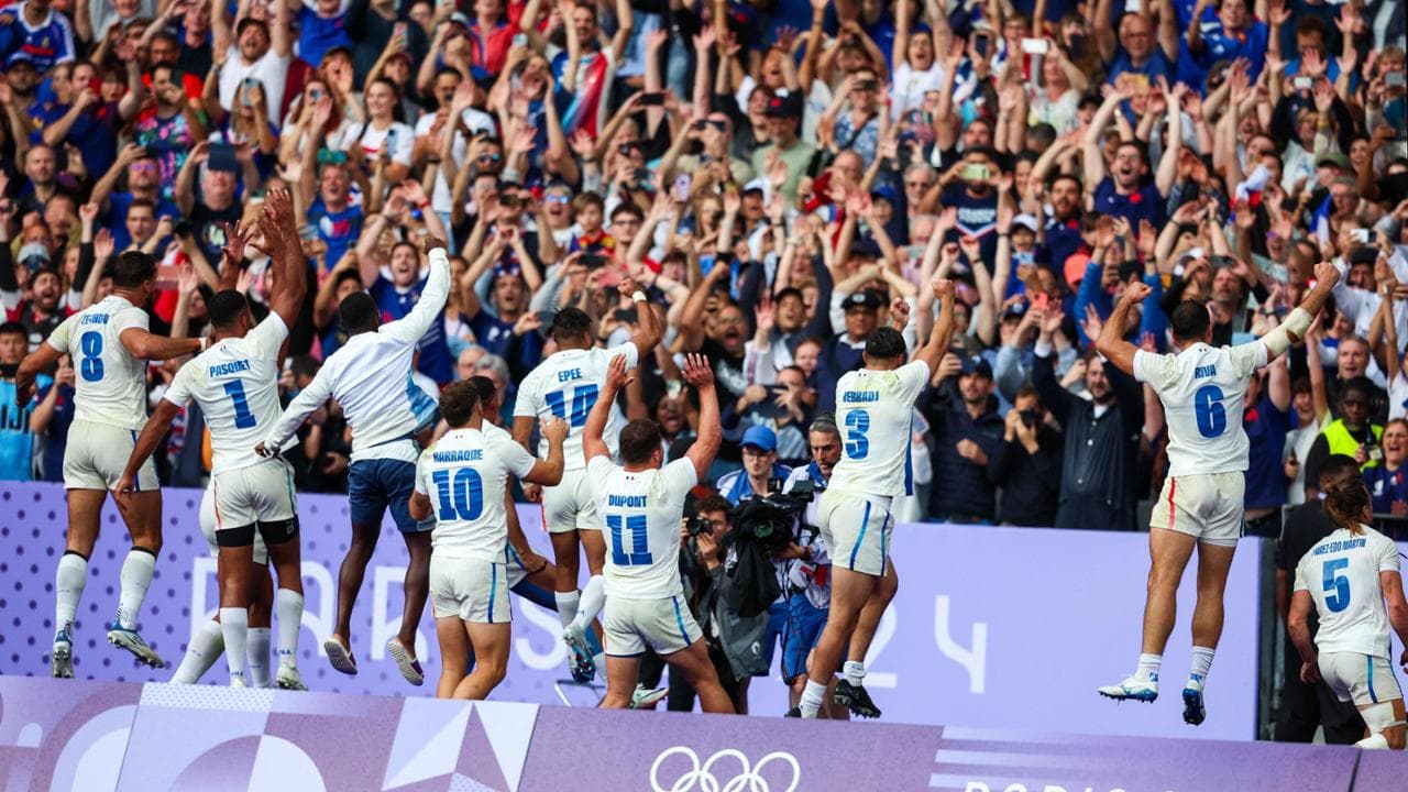 La Francia del rugby a 7 oro olimpico