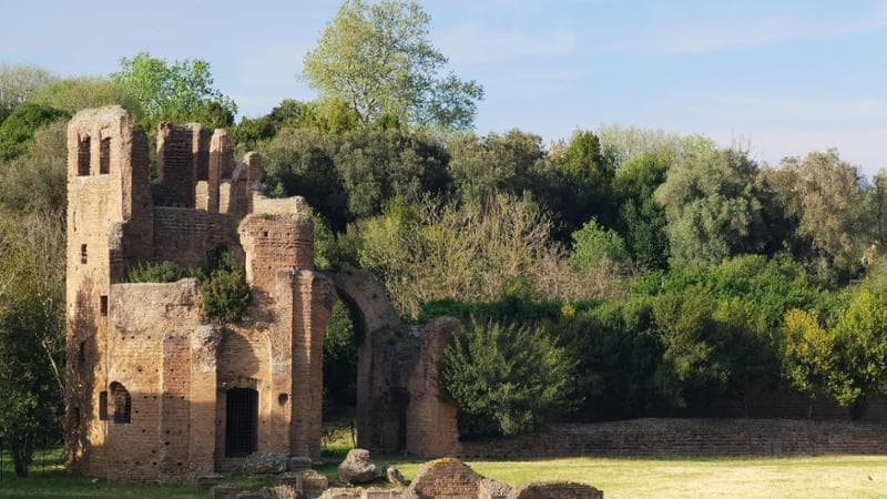 Appia Antica. Per servizio di Marina. Vedute del parco dell Appia Antica.  Roma, 27 aprile 2023. Foto Vincenzo Tersigni / F3Press