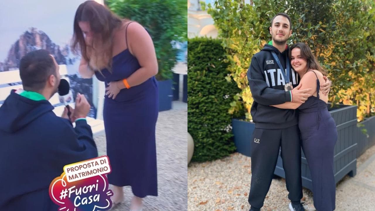 Nilo Maldini va a nozze con le Olimpiadi: la proposta di matrimonio dopo l'argento a Parigi 2024