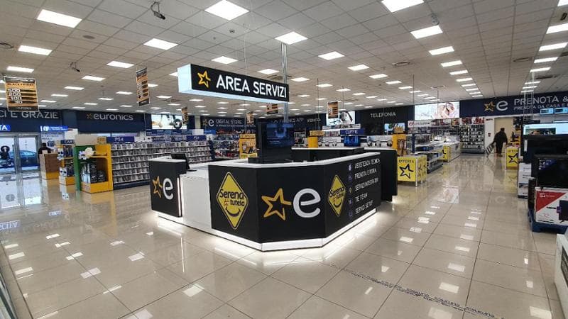Un punto vendita della catena Euronics
