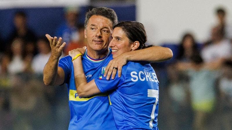 L'Aquila, 16 luglio: Matteo Renzi e Elly Schlein alla Partita del cuore