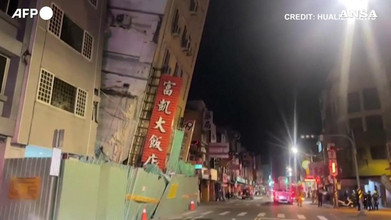 Taiwan, nuovo sciame sismico nella notte: avvertita una scossa di magnitudo 6.3