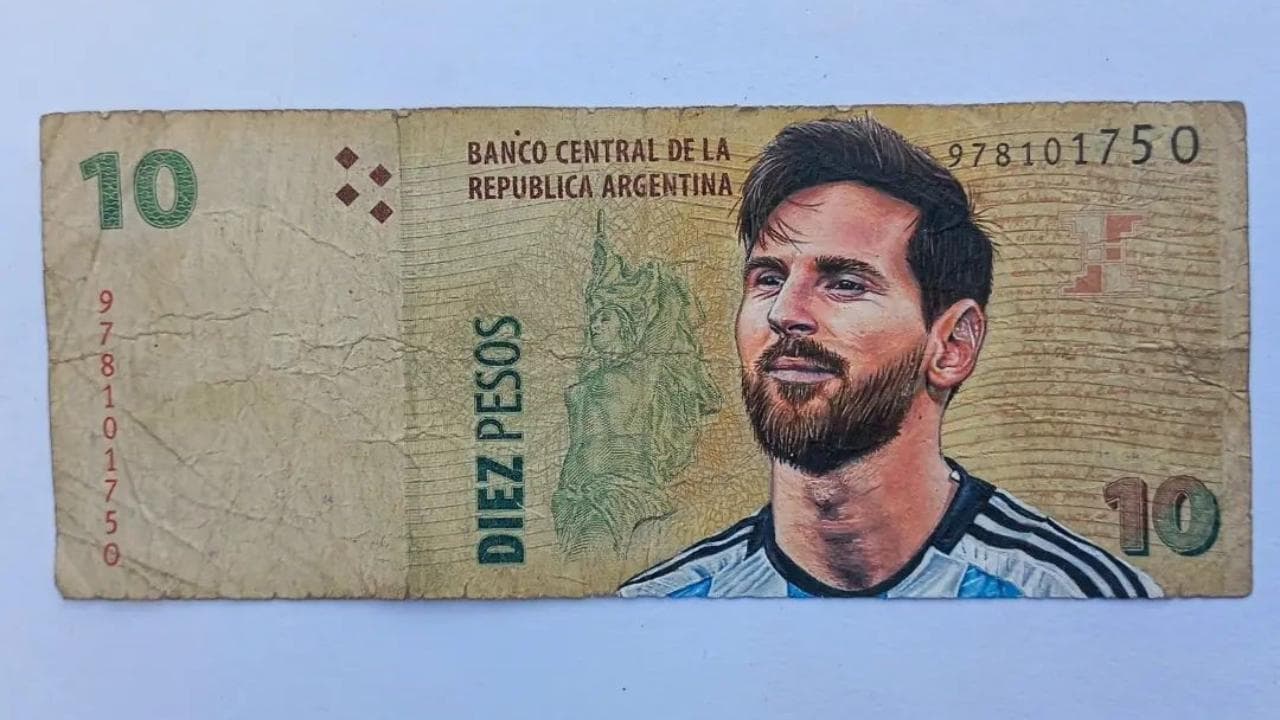 Argentina, una banconota da 10 Pesos è arrivata a valerne 60mila grazie alla Coppa del Mondo
