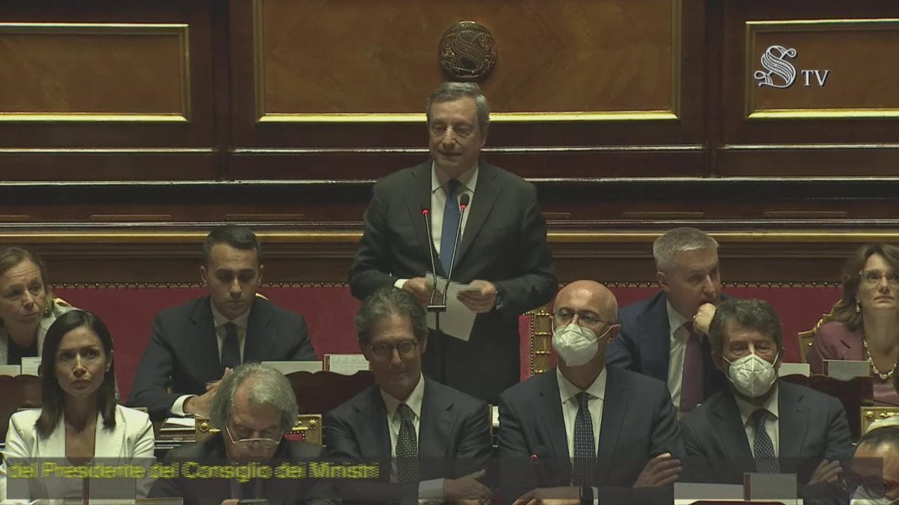 Le risposte di Draghi: l'integrale della replica al Senato