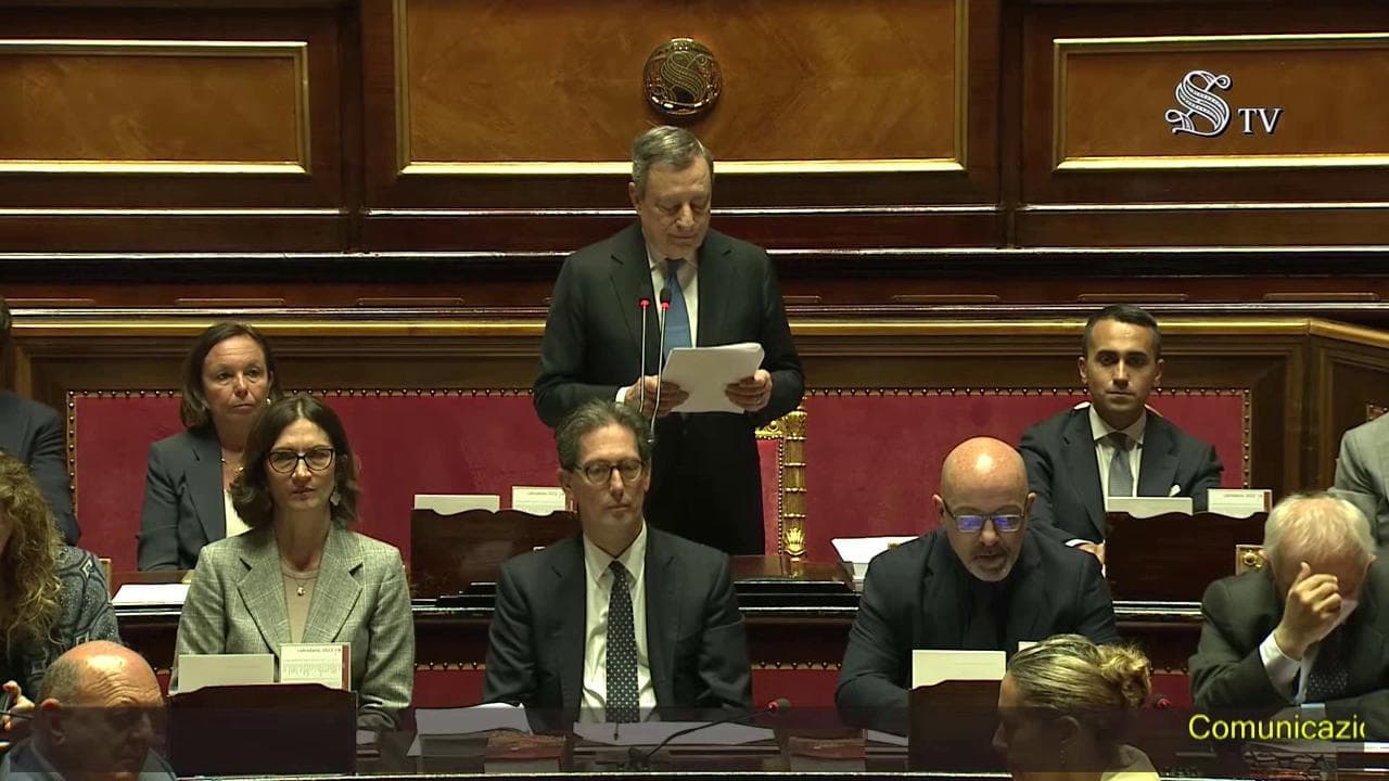 Ucraina, Draghi: "Avanti nel sostegno a Kiev come da mandato di questo Parlamento"