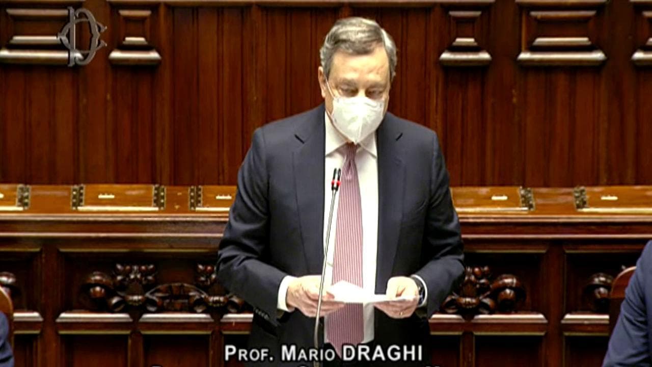 Energia, Draghi: "Il governo ha stanziato 16 miliardi e ridotto Iva al 5% su consumo gas"