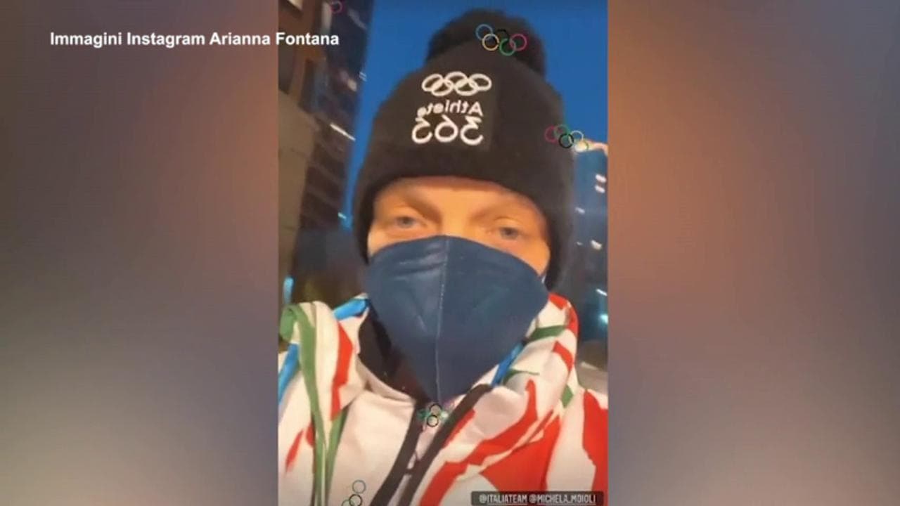 Pechino 2022, gli auguri di Arianna Fontana alla portabandiera Michela Moioli: "Sarà una grande emozione"