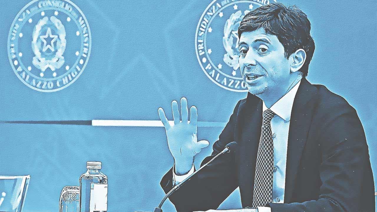 Covid, il ministro Speranza con un grafico spiega l'impatto dei No Vax sulla Sanità e i contagi