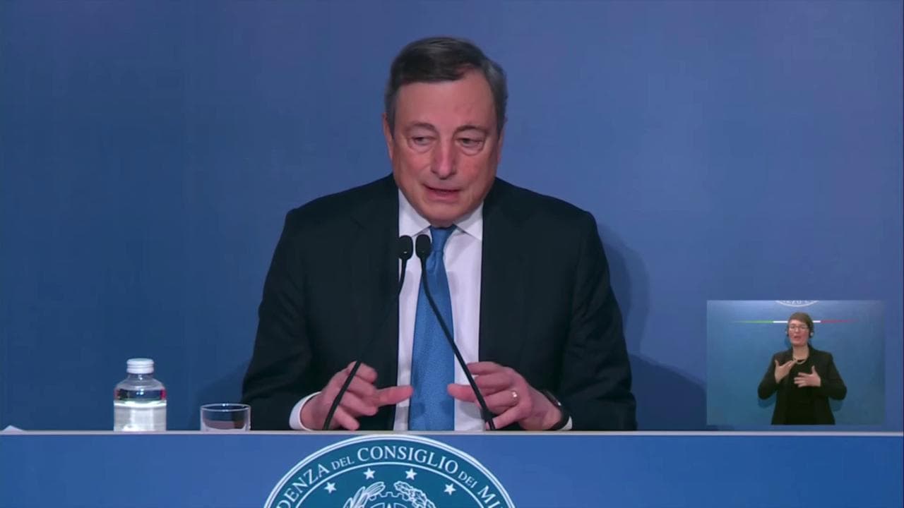 Quirinale, Draghi: "Sono un nonno al servizio delle istituzioni, miei destini personali non contano"