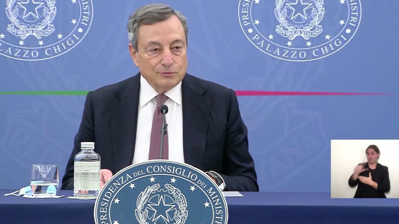 Pensioni, Draghi: "Quota 102 ci avvicina al contributivo, non mi aspetto uno sciopero generale"