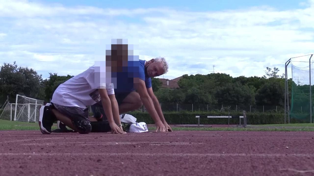 Il primo coach di Jacobs sul campo d'allenamento col figlio del campione: "Marcell corre sorridendo"