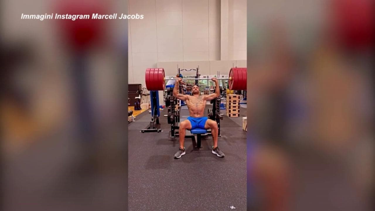 Tokyo 2020, il duro allenamento di Marcell Jacobs per l'Olimpiade
